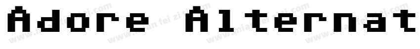 Adore Alternate字体转换